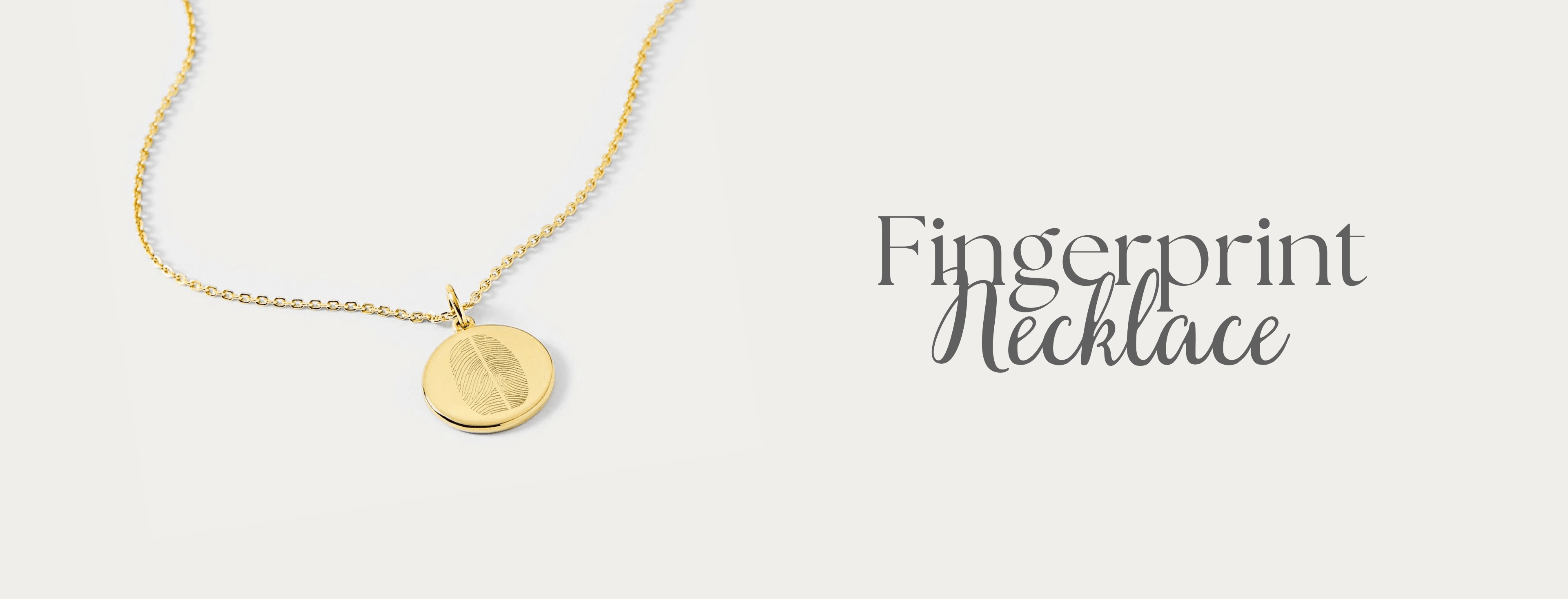 Custom fingerprint and handwriting jewelry